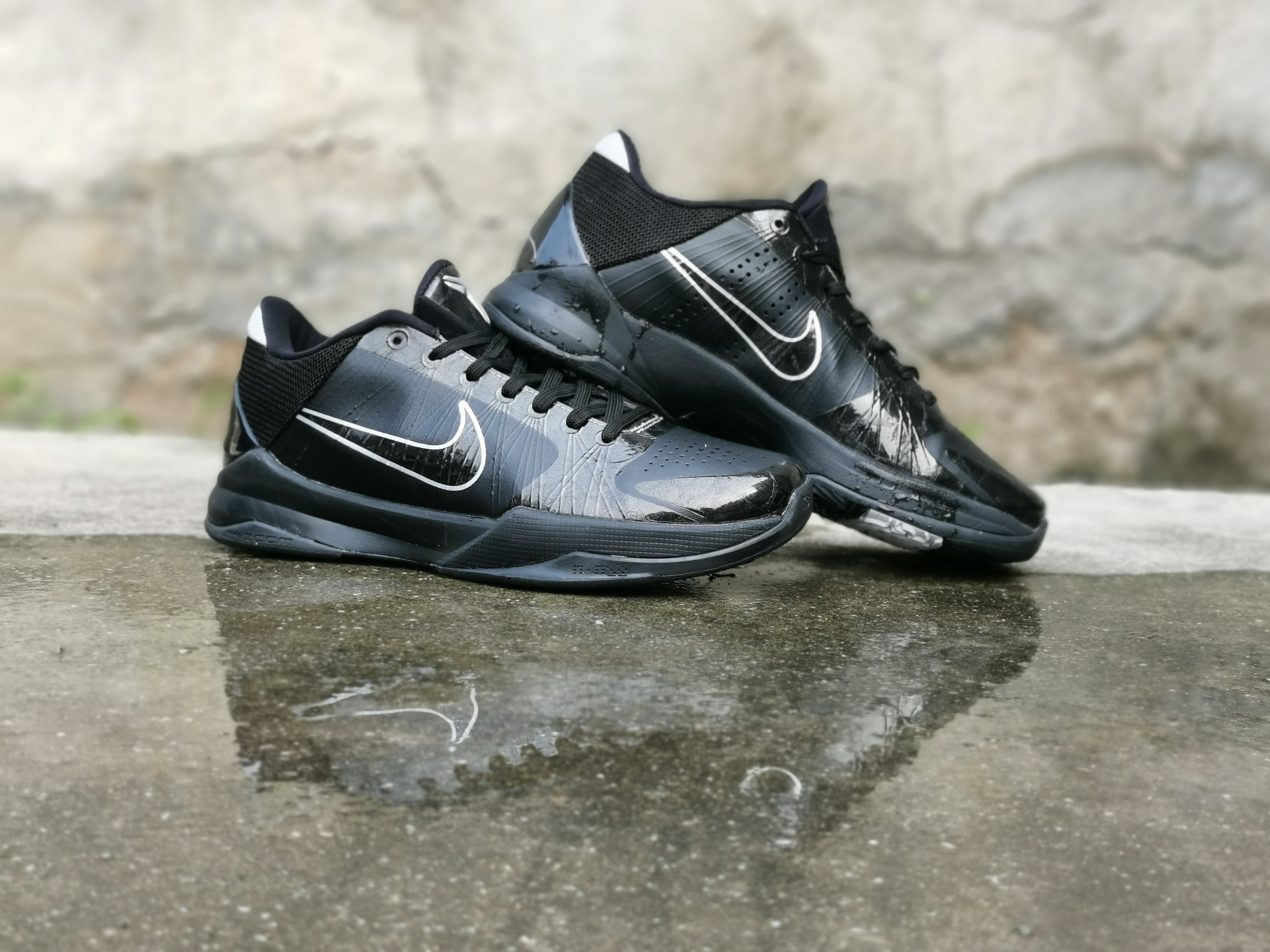 2020 Men Nike Kobe Bryant V Cool Black Shoes